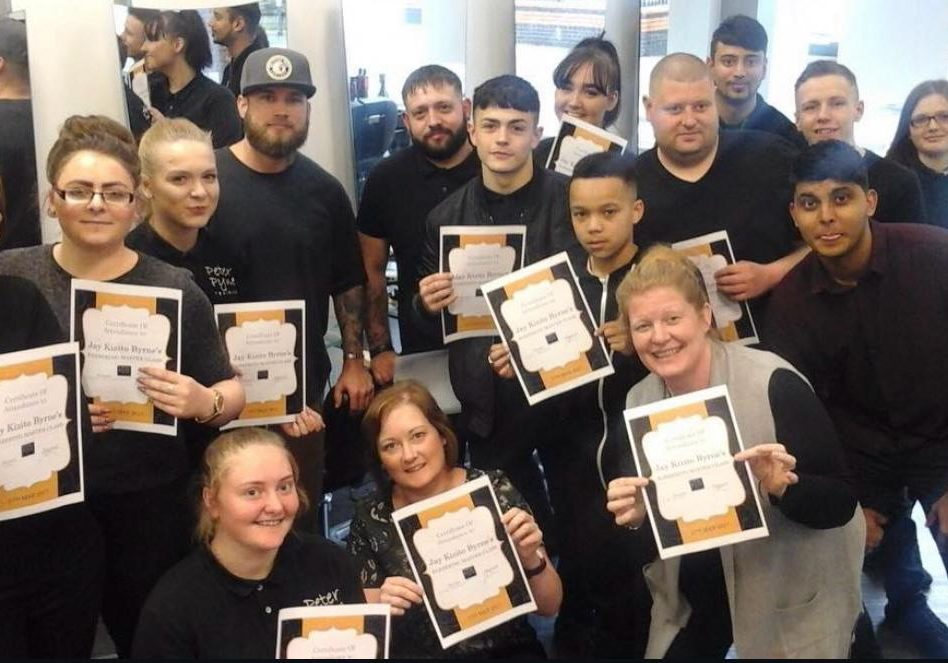 Jay with his students
