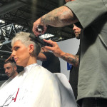 Jay cutting girls hair