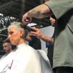 Jay cutting girls hair