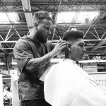 Hi-top fade in demonstration
