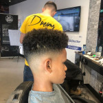 Hi-top fade on kid